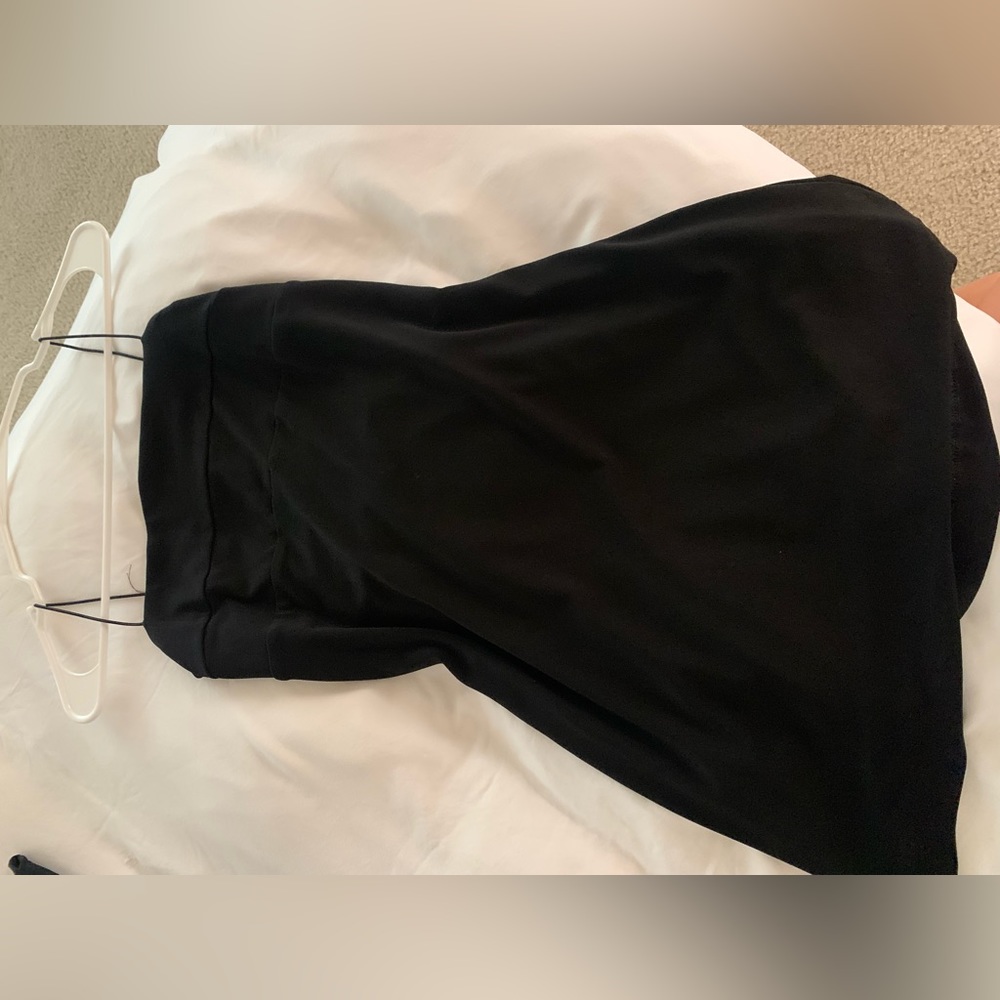 Black mini dress